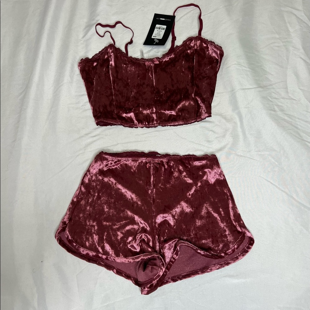 Fashion Nova Feeling Soft Pajama Set Pink Size X Small